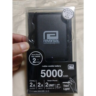 ソニー(SONY)のリバーサルreversal モバイルバッテリー5000mAh(バッテリー/充電器)