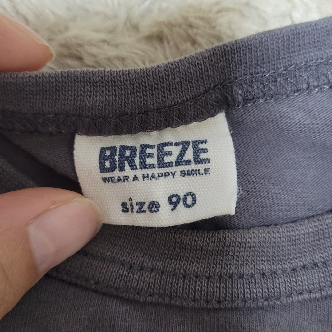 BREEZE(ブリーズ)のブリーズ　カットソー　90センチ キッズ/ベビー/マタニティのキッズ服女の子用(90cm~)(Tシャツ/カットソー)の商品写真
