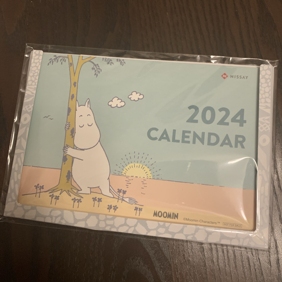 MOOMIN(ムーミン)のムーミン　卓上カレンダー2024 インテリア/住まい/日用品の文房具(カレンダー/スケジュール)の商品写真