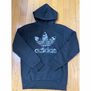 オリジナルス(Originals（adidas）)のadidas アディダス グラフィックカモ インフィルパーカー （黒/Mサイズ）(パーカー)