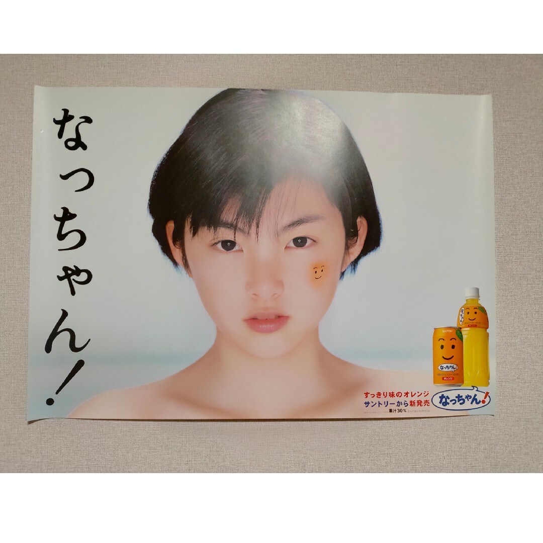 希少 サントリー SUNTORY なっちゃん 販促 ポスター 田中麗奈 非売品 エンタメ/ホビーのタレントグッズ(女性タレント)の商品写真