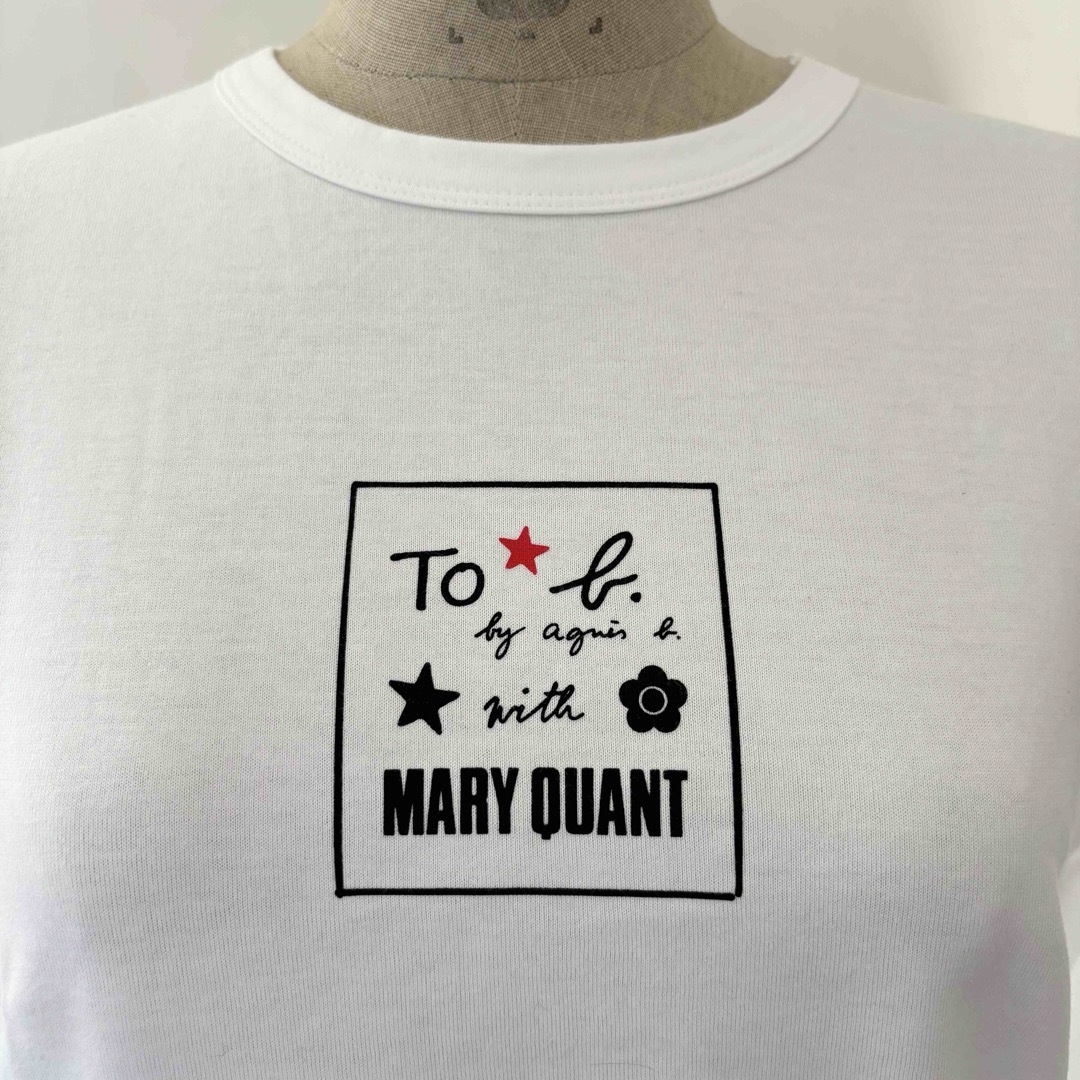 agnes b.(アニエスベー)の新品タグ付き agnes b MARY QUANT コラボTEE レディースのトップス(Tシャツ(長袖/七分))の商品写真