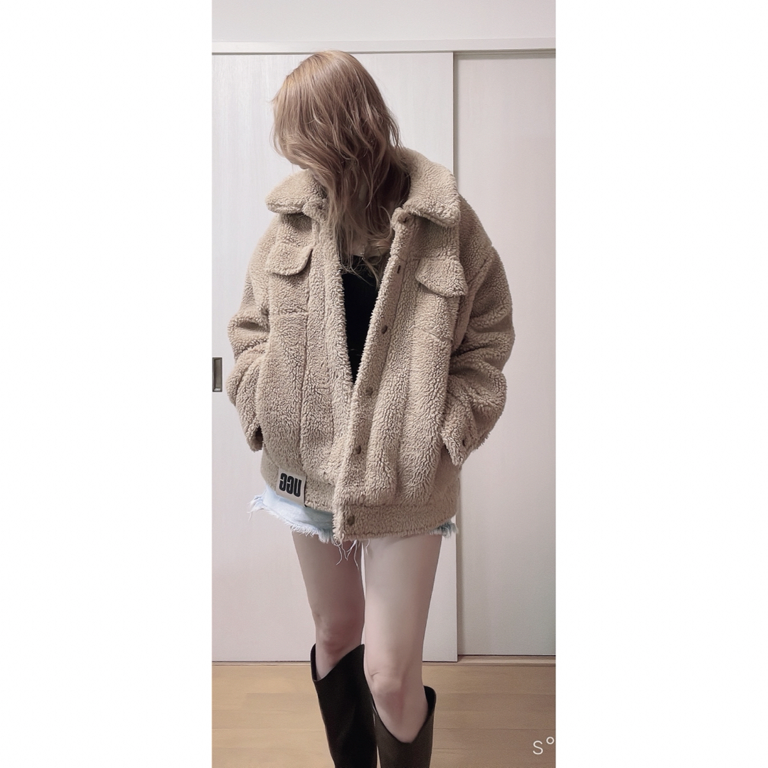 UGG(アグ)のUGG Frankie Sherpa Trucker Jacket ティディベア レディースのジャケット/アウター(ブルゾン)の商品写真