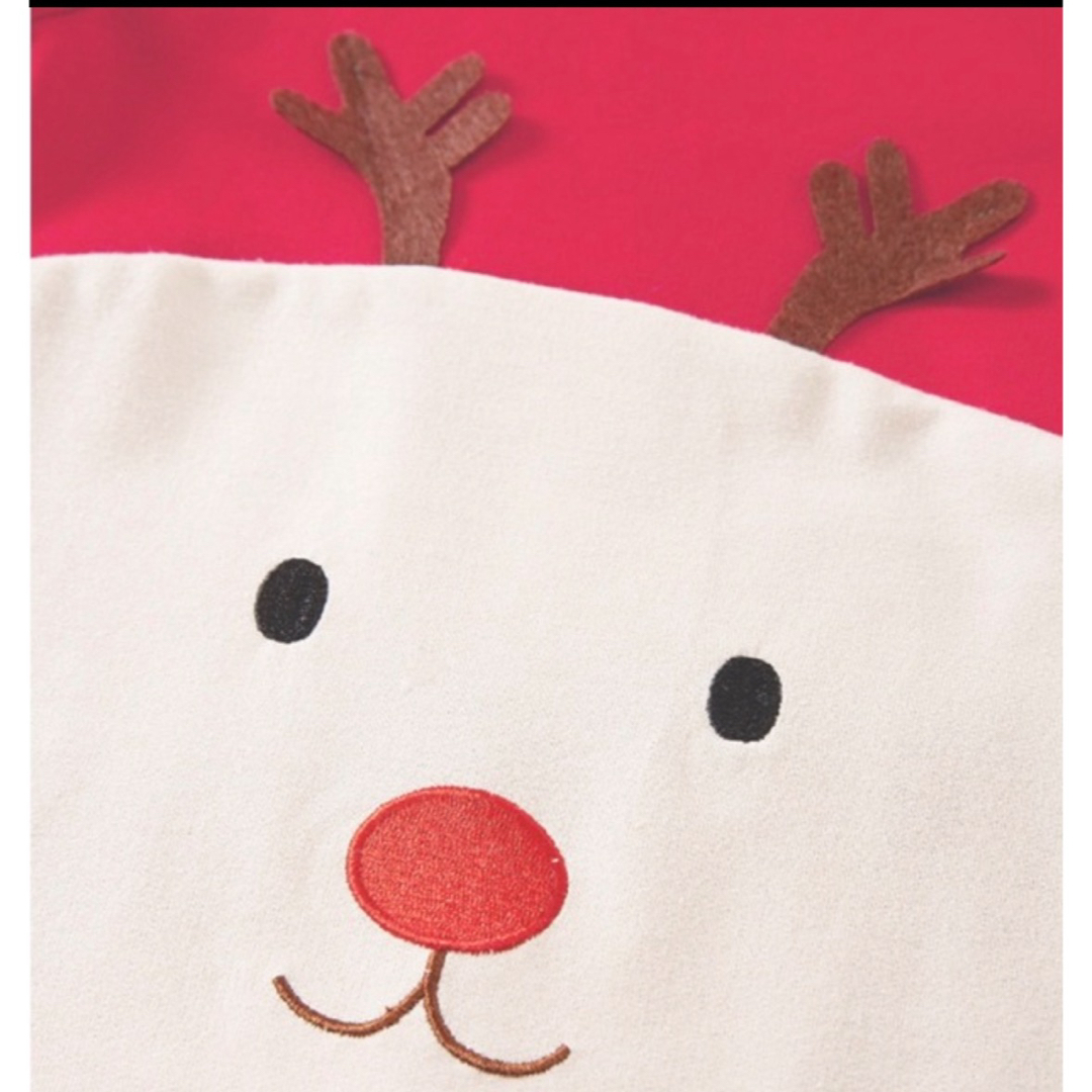 赤ちゃんクリスマス　仮装　トナカイ　ロンパース80 キッズ/ベビー/マタニティのベビー服(~85cm)(ロンパース)の商品写真