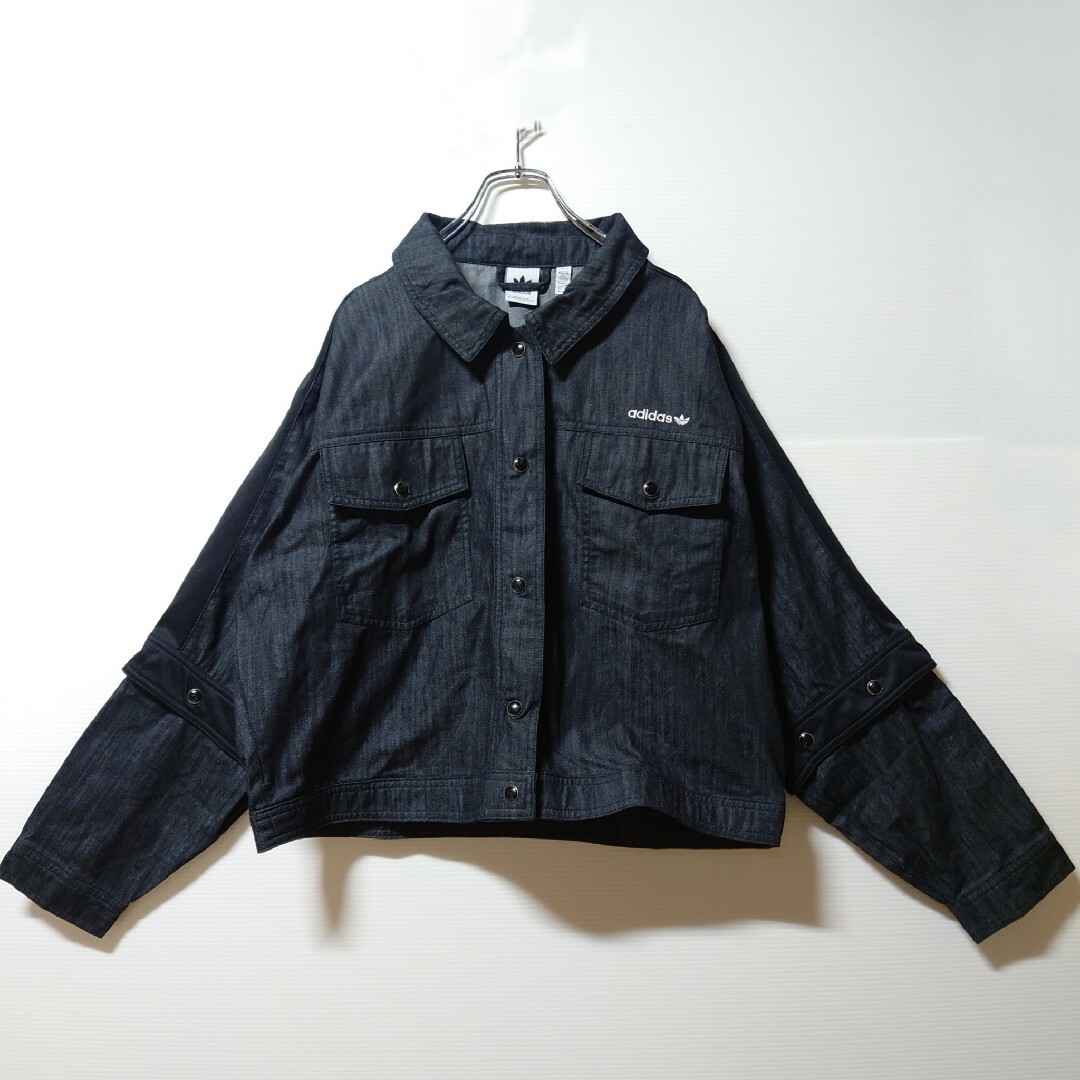 adidas - 【大きいサイズ】adidas☆トラックジャケット☆デニム adidas - 【大きいサイズ】adidas☆トラックジャケット☆デニム