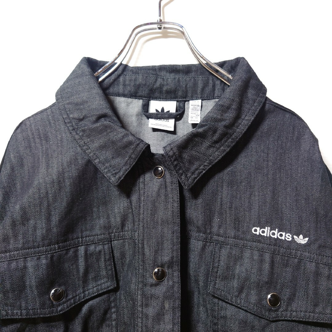 adidas - 【大きいサイズ】adidas☆トラックジャケット☆デニム adidas - 【大きいサイズ】adidas☆トラックジャケット☆デニム