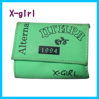 エックスガール(X-girl)のX-GIRL GRAFFITI EASY WALLET 財布　三つ折り(財布)