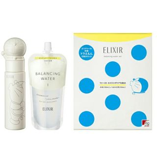 エリクシールルフレ(ELIXIR REFLET（SHISEIDO）)の値下げ　2個入　ドラえもんコラボ　バランシングウォーター 化粧水　さらさらタイプ(化粧水/ローション)