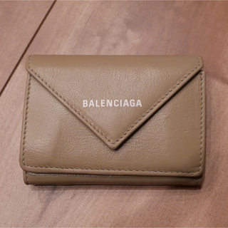 バレンシアガ(Balenciaga)の【美品】バレンシアガ　ペーパー ミニウォレット コンパクト財布(折り財布)