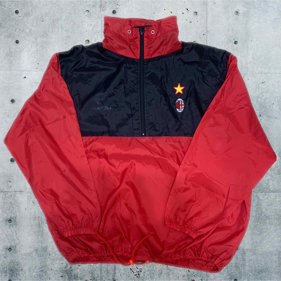 lotto - 【激レア】90s ACミラン ロット ハーフジップ ナイロン lotto - 【激レア】90s ACミラン ロット ハーフジップ ナイロン
