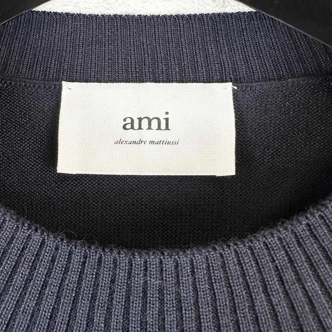 ami - 新品100%本物 AMI Paris アミ ニット セーター Mの通販 by ...