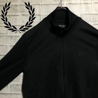 FRED PERRY/フレッドペリー ダブルジップ式 ストレッチジャージ 黒色