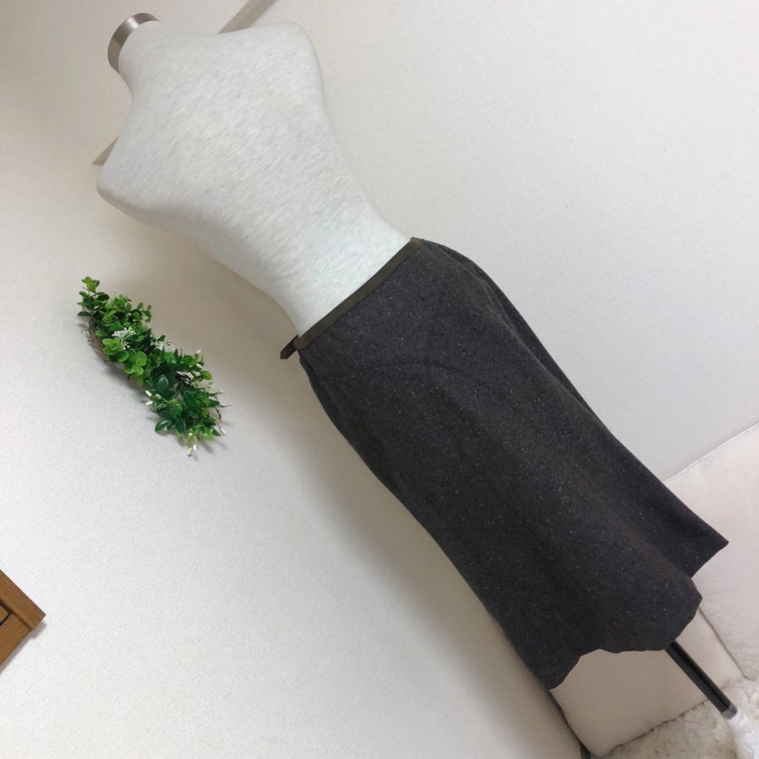 23区(ニジュウサンク)の23区のブラウン色スカート（サイズ38）M レディースのスカート(ひざ丈スカート)の商品写真