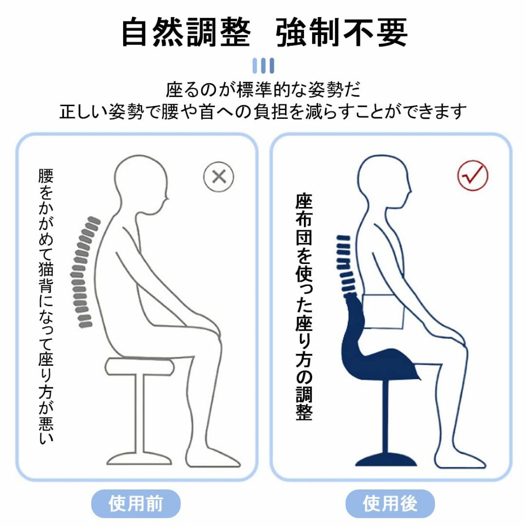 オフィスチェアHolotap 姿勢サポートチェア 姿勢矯正 椅子【2023最新昇級 座椅子】猫