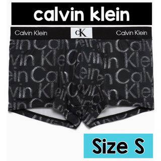 シーケーカルバンクライン(ck Calvin Klein)のcalvin klein ロゴプリント　Sサイズ　ローライズ(ボクサーパンツ)