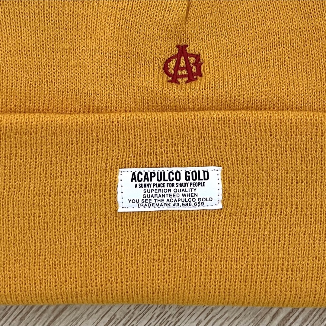 ACAPULCO GOLD(アカプルコゴールド)の未使用 Acapulco Gold アカプルコゴールド ニットキャップ ニット帽 メンズの帽子(ニット帽/ビーニー)の商品写真