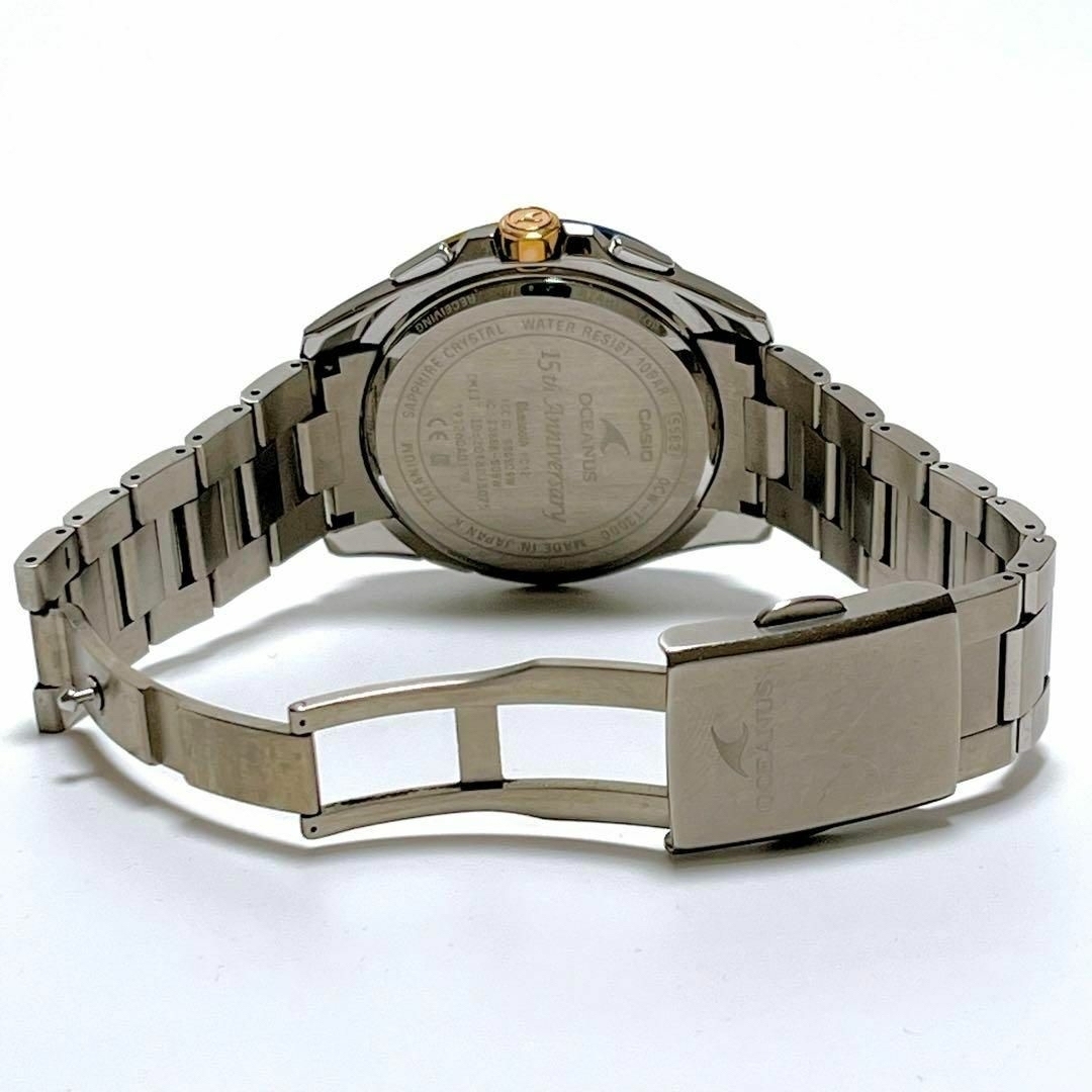 【箱付】カシオ オシアナス メンズ腕時計 OCW-T3000C-2AJF 限定版約170ｍｍ仕様表示方式