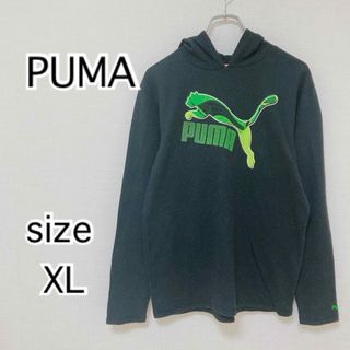 プーマ(PUMA)の[PUMA]プーマ　ワッフル　フード　カットソー　ブラック　XL(Tシャツ/カットソー(半袖/袖なし))