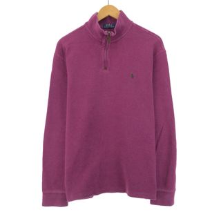 ラルフローレン(Ralph Lauren)の古着 ラルフローレン Ralph Lauren POLO RALPH LAUREN コットンニットハーフジップセーター メンズL /eaa398191(ニット/セーター)