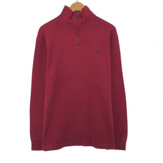 ラルフローレン(Ralph Lauren)の古着 ラルフローレン Ralph Lauren POLO by Ralph Lauren コットンニットハーフジップセーター メンズL /eaa398192(ニット/セーター)