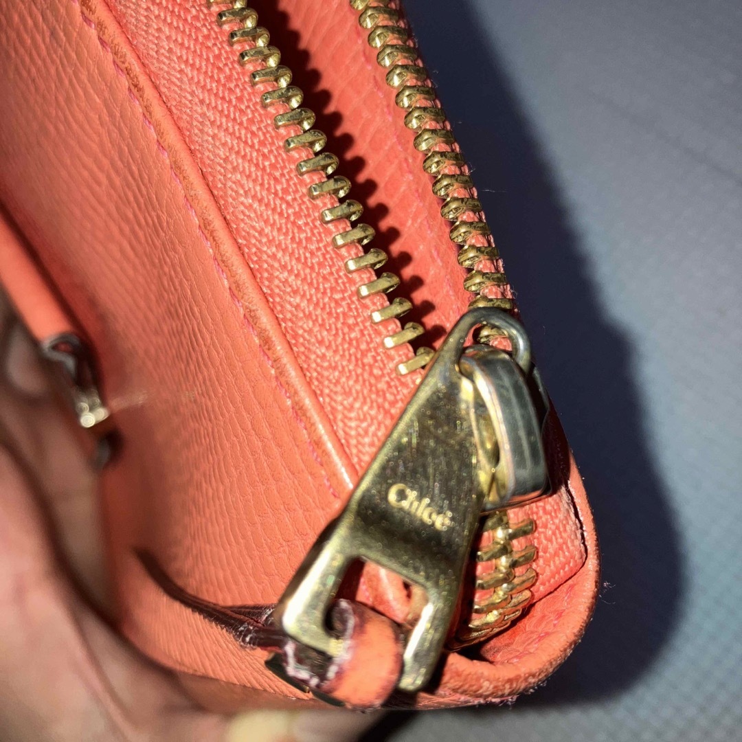 Chloe(クロエ)のクロエ 長財布 サーモンピンク レディースのファッション小物(財布)の商品写真