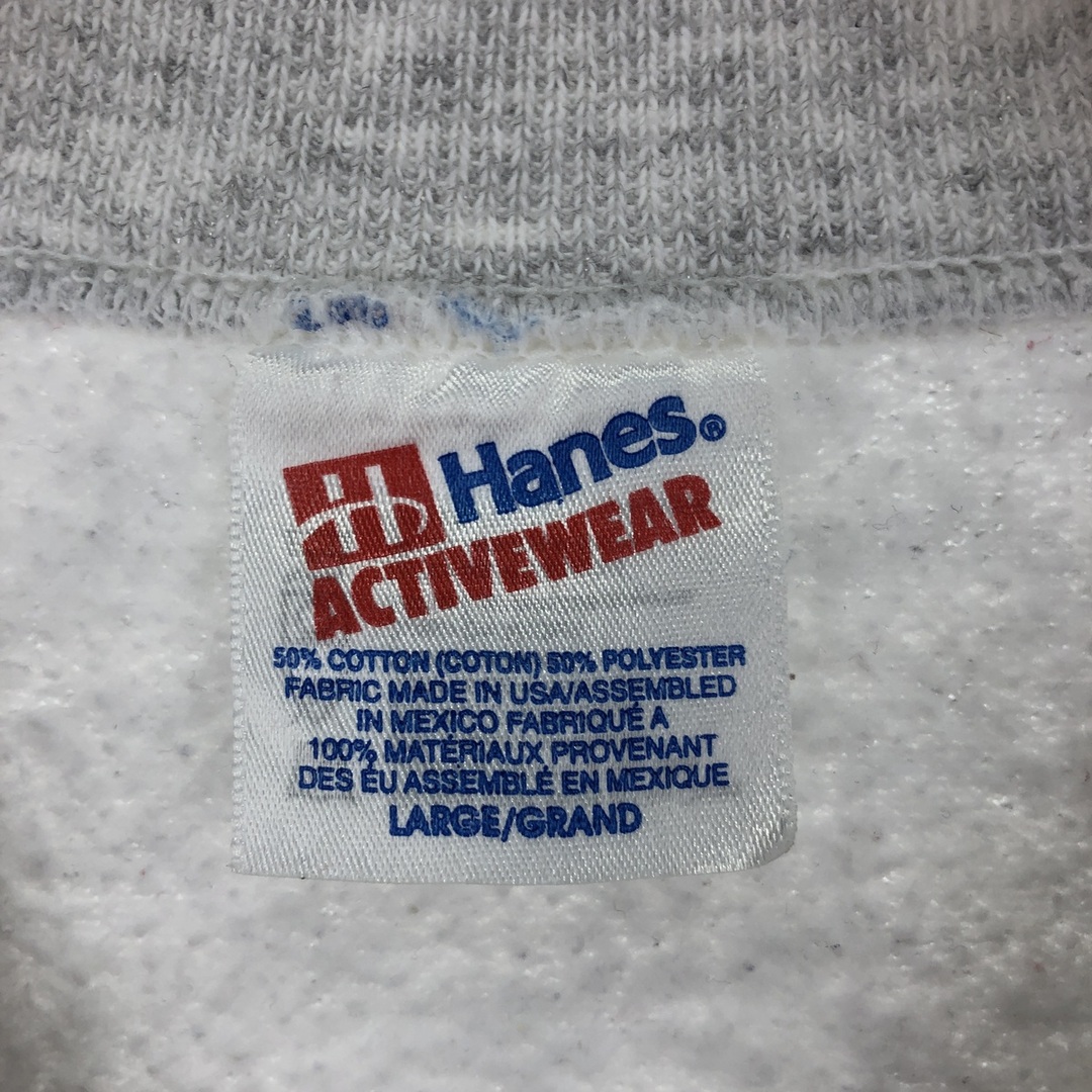 Hanes(ヘインズ)の古着 ヘインズ Hanes NFL Carolina Panthers カロライナ パンサーズ プリントスウェットシャツ トレーナー メンズL /eaa398883 メンズのトップス(スウェット)の商品写真