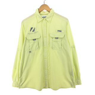 コロンビア(Columbia)の古着 コロンビア Columbia PFG ボタンダウン 長袖 フィッシングシャツ レディースXL /eaa394727(シャツ/ブラウス(長袖/七分))