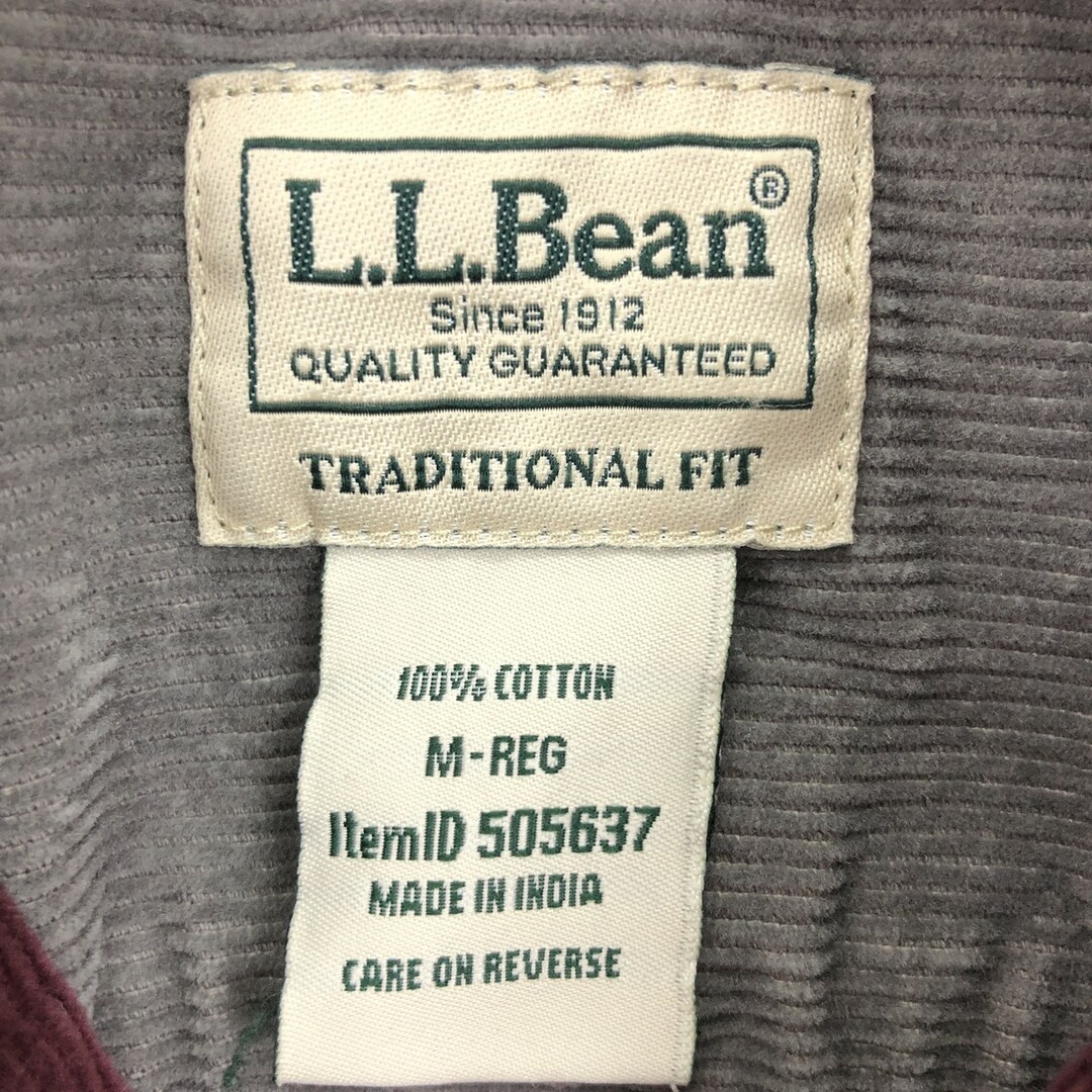 L.L.Bean(エルエルビーン)の古着 エルエルビーン L.L.Bean TRADITIONAL FIT 長袖 コーデュロイシャツ メンズM /eaa397627 メンズのトップス(シャツ)の商品写真