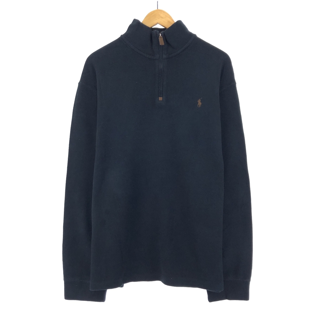 Ralph Lauren(ラルフローレン)の古着 ラルフローレン Ralph Lauren POLO RALPH LAUREN コットンニットハーフジップセーター メンズXXL /eaa398116 メンズのトップス(ニット/セーター)の商品写真