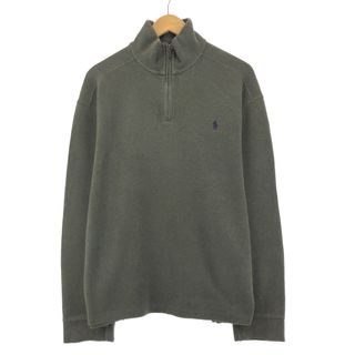 ラルフローレン(Ralph Lauren)の古着 ラルフローレン Ralph Lauren POLO by Ralph Lauren コットンニットハーフジップセーター メンズL /eaa398195(ニット/セーター)