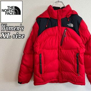 ザノースフェイス(THE NORTH FACE)のノースフェイス ダウンジャケット 海外限定 レディース XLサイズ レッド(ダウンジャケット)