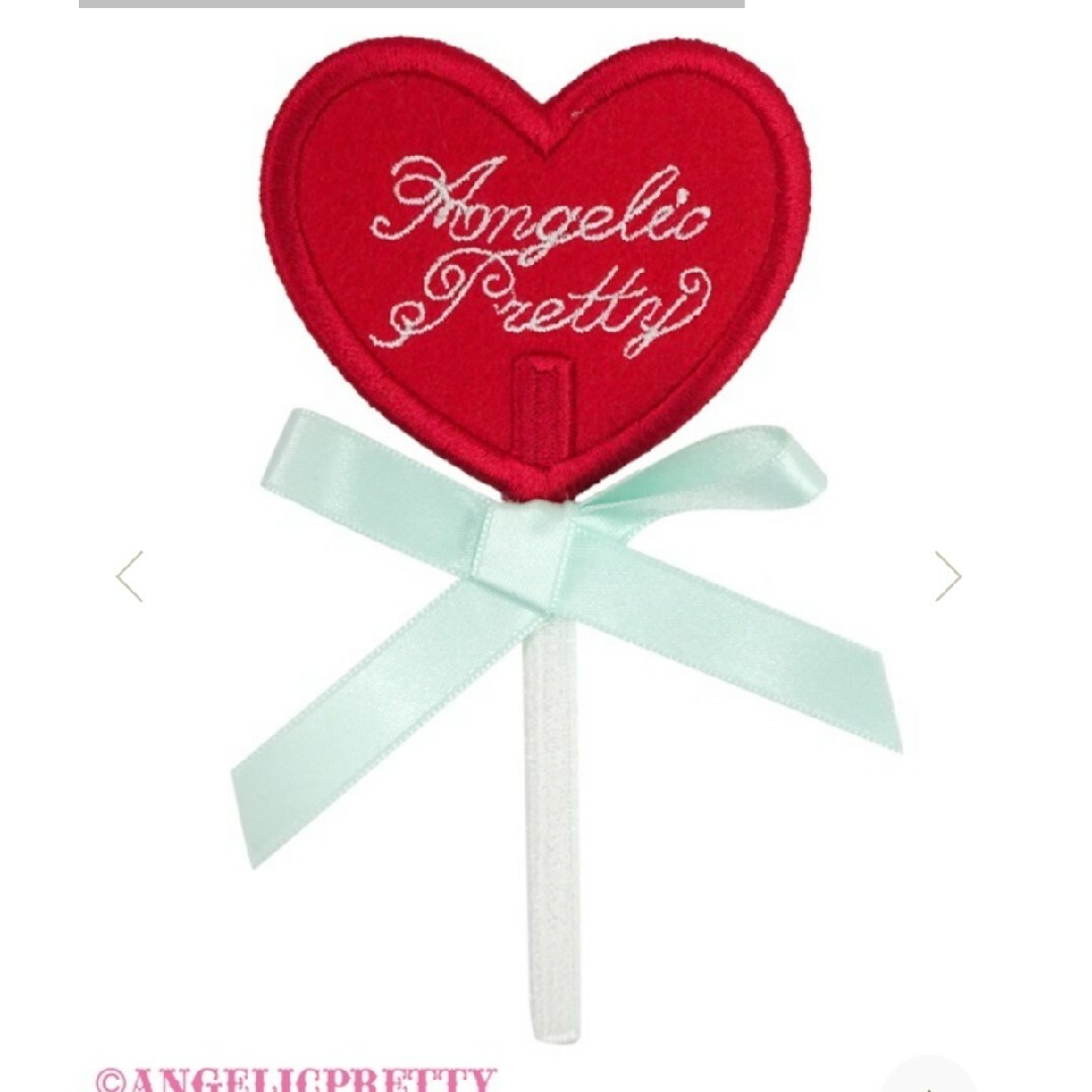 Angelic Pretty(アンジェリックプリティー)のアンジェリックプリティ Candy Ornamentワッペンクリップ レディースのヘアアクセサリー(バレッタ/ヘアクリップ)の商品写真