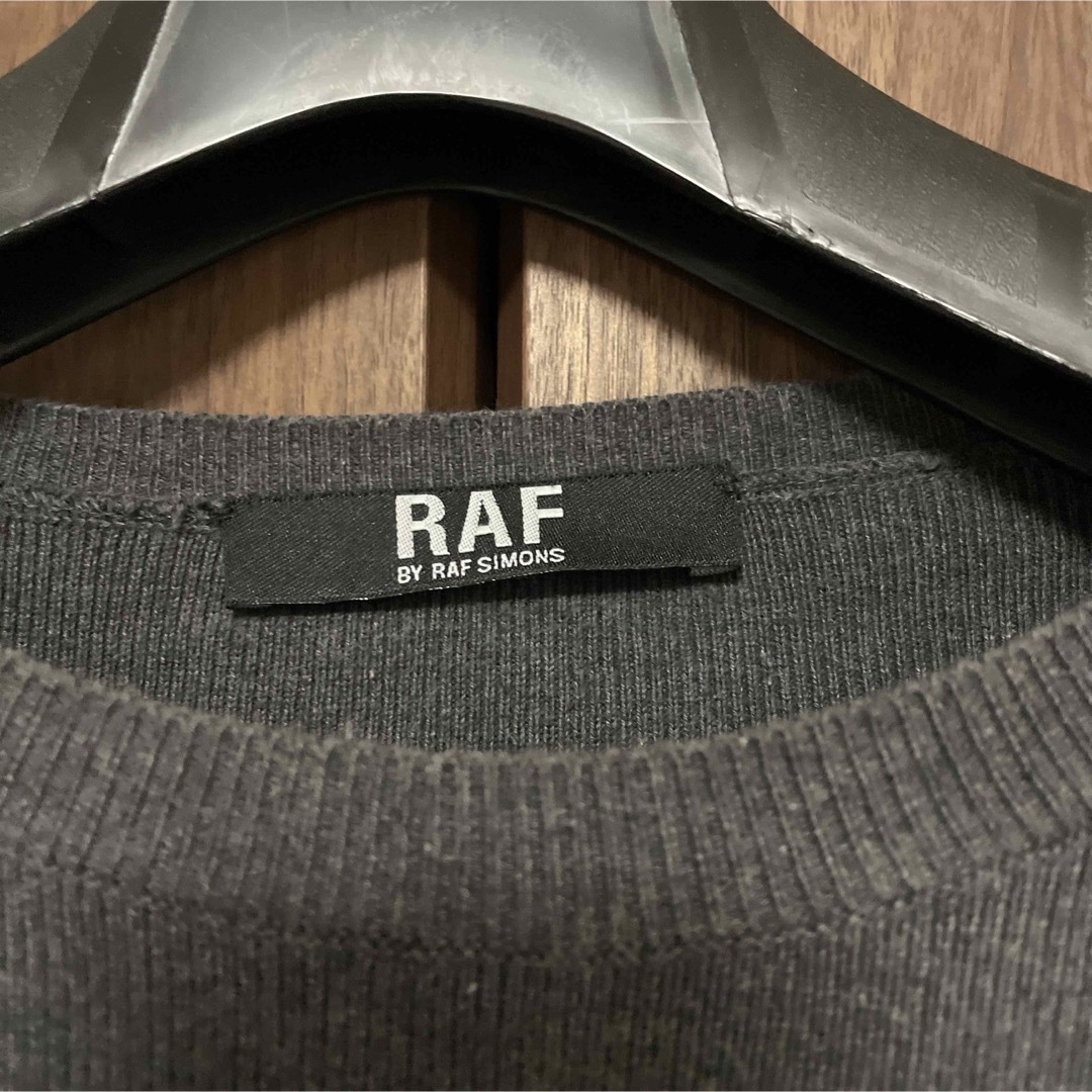 RAF SIMONS(ラフシモンズ)のレア RAF by RAF SIMONS ラブシモンズ パッチワークニット 46 メンズのトップス(ニット/セーター)の商品写真