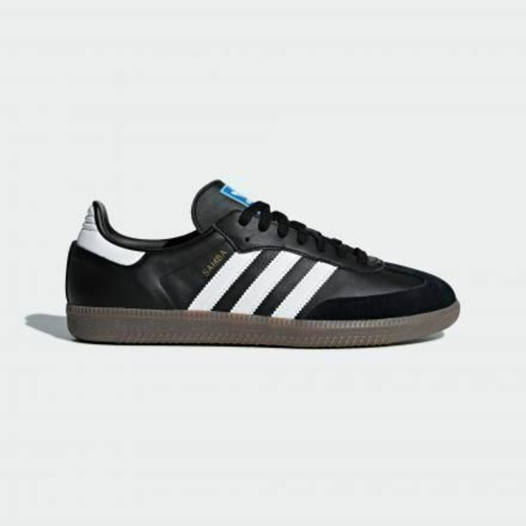 天然皮革合成皮革底adidas SAMBA OG B75807 サンバ ローカット ブラック