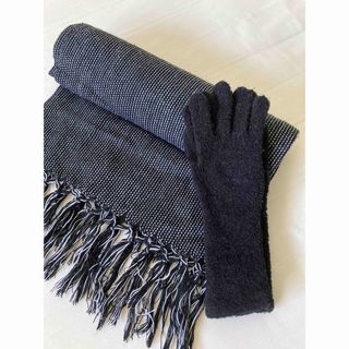 ザラ(ZARA)の【新品】【美品】☆ZARA☆ふんわり暖かい♪オシャレなストールマフラー&手袋 (ストール/パシュミナ)