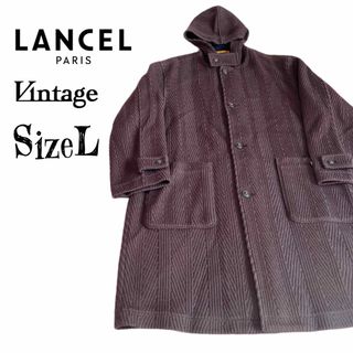 【LANCEL】 ランセル コート アウター 異素材 デザイン サイズL