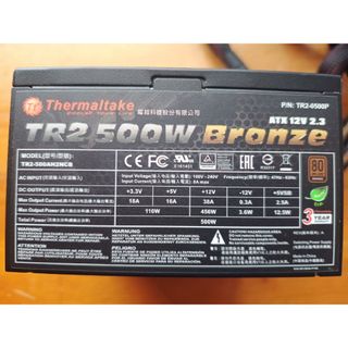 サーマルティク(thermaltake)のTR2 500W V2 -Bronze-  ATX電源(PCパーツ)