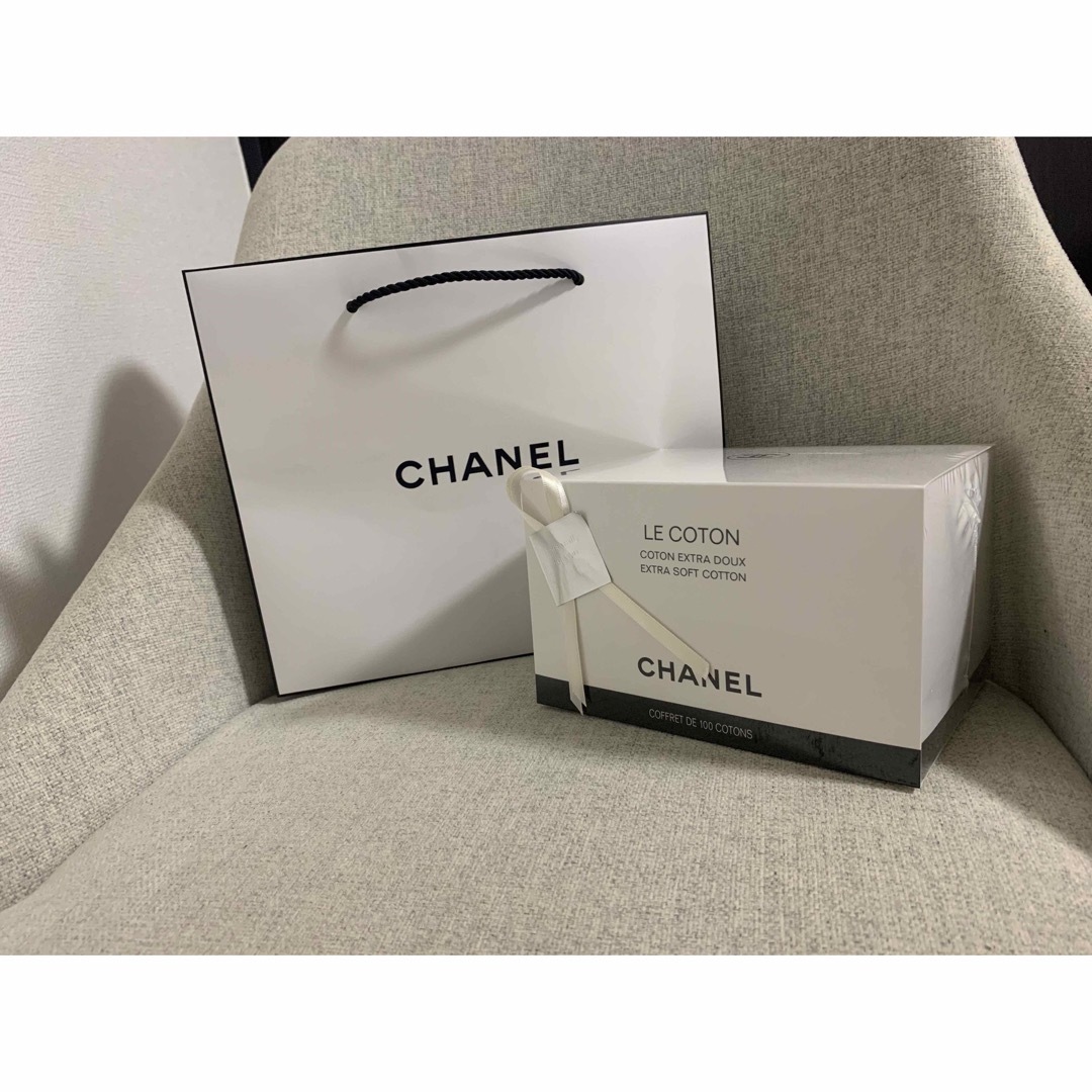 CHANEL(シャネル)のシャネル コットン　紙袋付き コスメ/美容のコスメ/美容 その他(その他)の商品写真