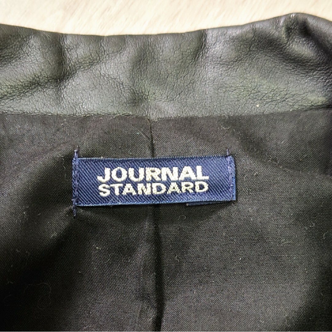 JOURNAL STANDARD(ジャーナルスタンダード)のJOURNAL STANDARD 豚革 レザージャケット 本革  ライダース レディースのジャケット/アウター(ライダースジャケット)の商品写真