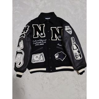 NEIGHBORHOOD - 希少美品 ネイバーフッド 05AW FURY メルトン 袖レザー