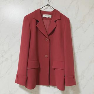 ピエールカルダン(pierre cardin)の【11】美品★ ピエールカルダン テーラードジャケット レッド ウール100%★(テーラードジャケット)