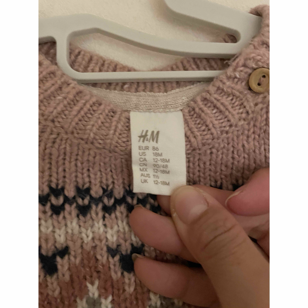 H&H(エイチアンドエイチ)のH&M  ベビーニット キッズ/ベビー/マタニティのベビー服(~85cm)(ニット/セーター)の商品写真