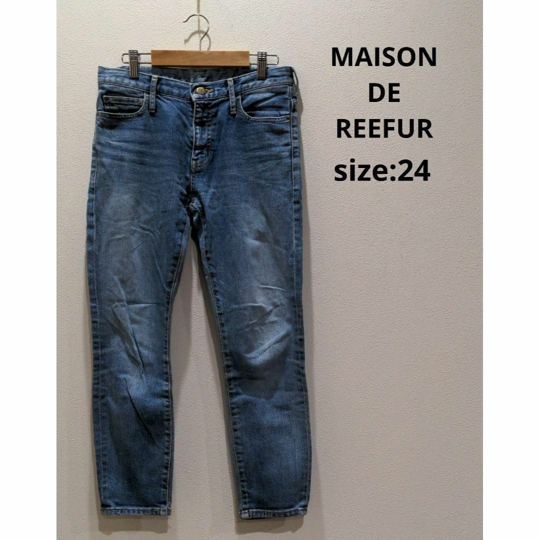 Maison de Reefur(メゾンドリーファー)のMAISON DE REEFUR 梨花 デニムパンツ 24 レディース ジーパン レディースのパンツ(デニム/ジーンズ)の商品写真