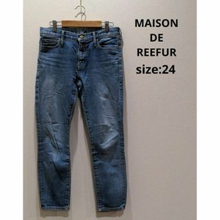 メゾンドリーファー(Maison de Reefur)のMAISON DE REEFUR 梨花 デニムパンツ 24 レディース ジーパン(デニム/ジーンズ)