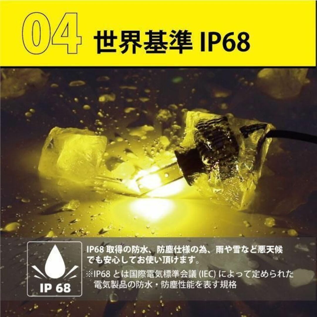 フォグ 2色 切替 HB3 LED ヘッドライト ランプ 左右 2個 最新 自動車/バイクの自動車(その他)の商品写真