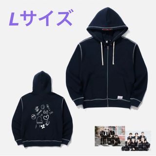 ボウダンショウネンダン(防弾少年団(BTS))の【新品】BTS PTD ON STAGE SEOUL ジップアップフーディー　L(アイドルグッズ)