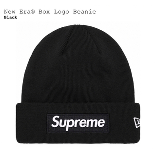 Supreme Box logo Beanie New Era 黒