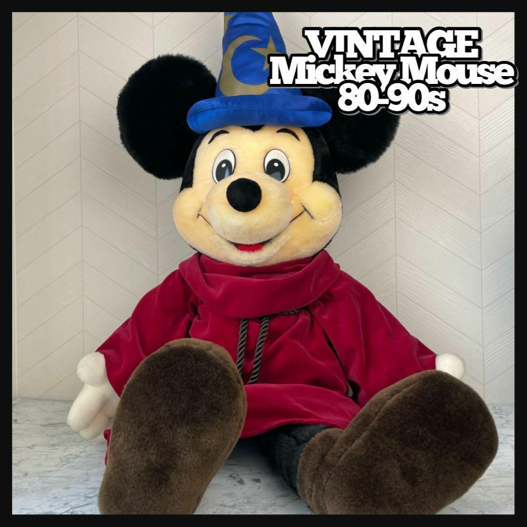 入手不可 80s 90s ミッキーマウス ぬいぐるみ 特大 ヴィンテージ タグ付 | フリマアプリ ラクマ