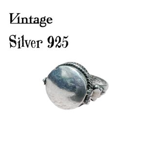 希少★Vintage ヴィンテージ シグネットリング silver925 刻印(リング(指輪))