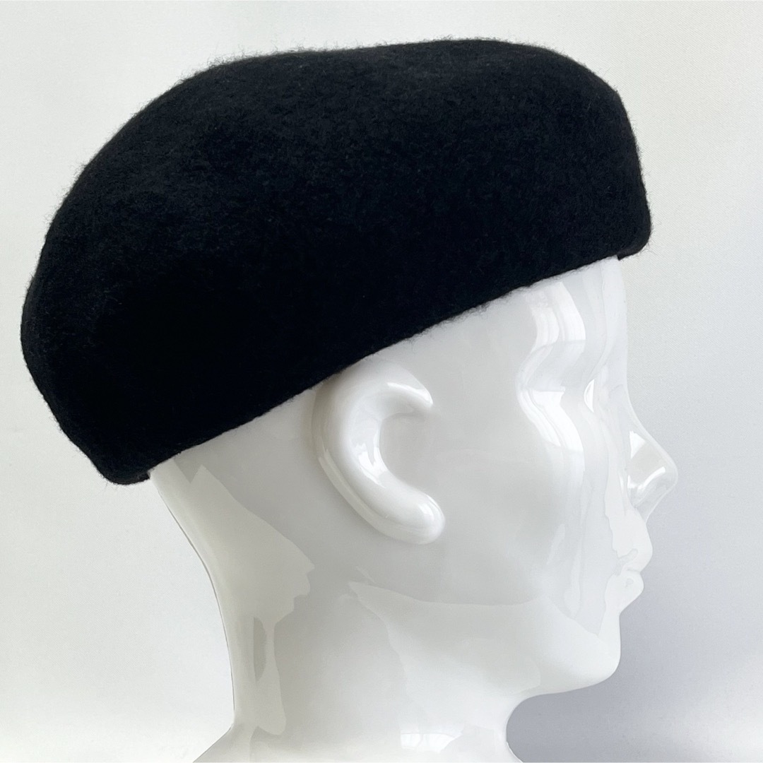 CA4LA(カシラ)の【美品】CA4LAカシラ 日本製 幅広いコーデにハマる！シンプルなウールベレー レディースの帽子(ハンチング/ベレー帽)の商品写真